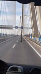 In de bus naar het noorden  - de hangbrug