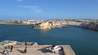 Uitzicht op de forten van Valletta