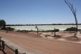 lake bij Wave Rock