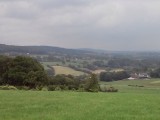 Blik vanuit camping Oostenberg