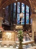 Priesterkoor in de Dom te Aken