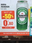 Reclame dat het alcoholgehalte bij Heineken zakt met 50 procent!