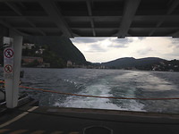 Op de boot op het Lago Maggiore
