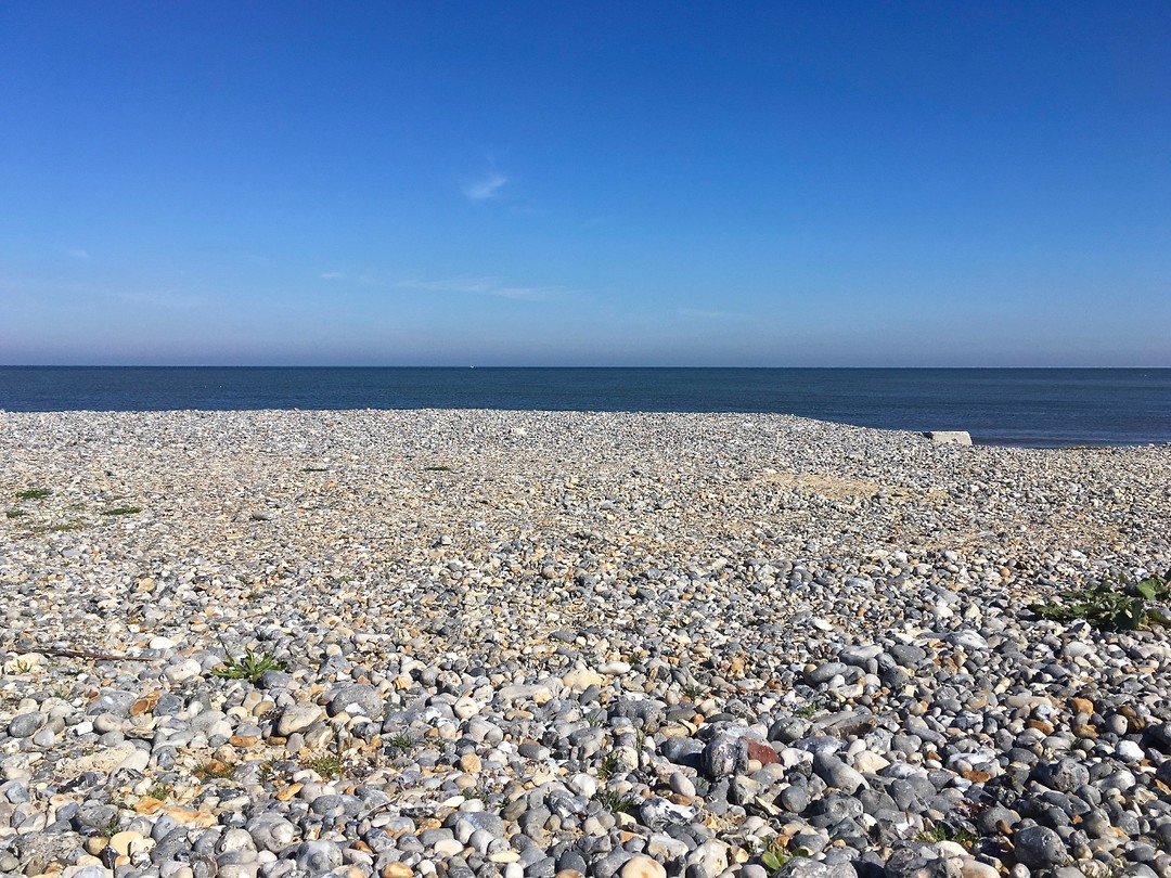 Stenen strand