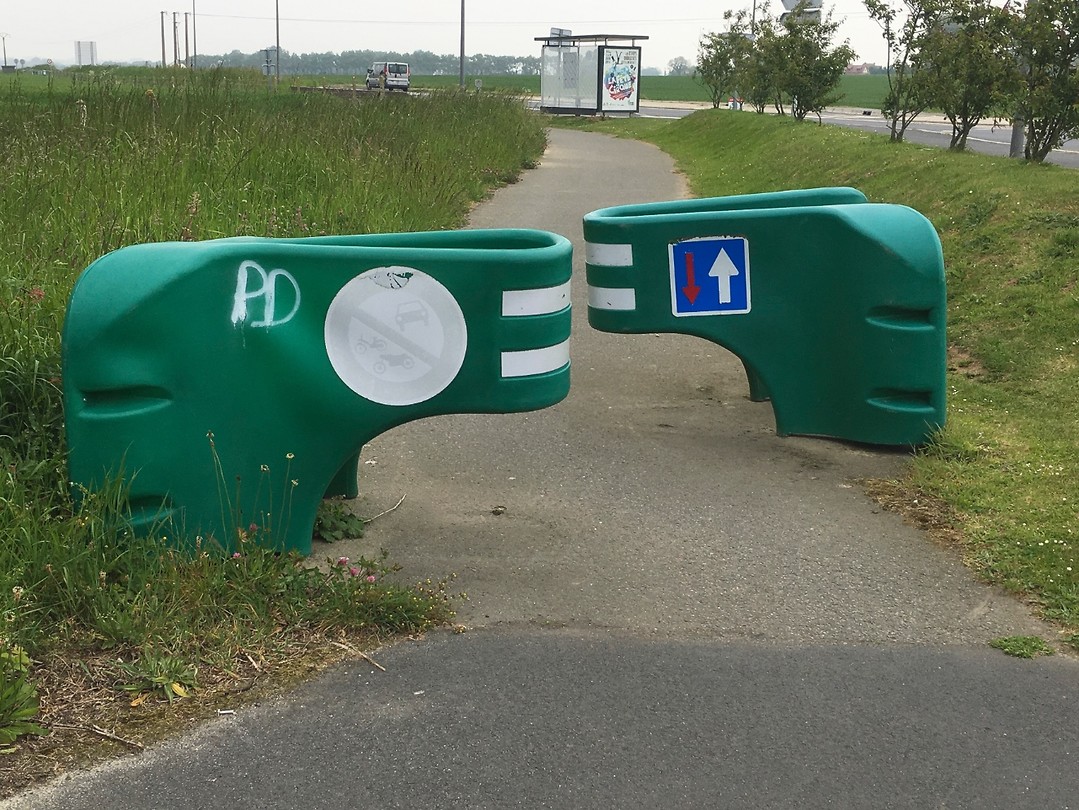 Deftige fietssluis