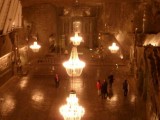Wieliczka  saltmine underground chapel made of salt