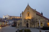 Bratislava castle by night (behind)