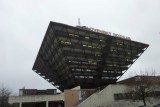 Inverted pyramid building of Slovak Radio