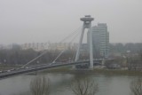 UFO bridge & concrete part of Bratislava