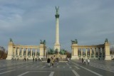 Hősök tere, square and monument to anniversary of 1000 year existence of Hungaria