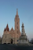 Matthias church, in front the Holy Trinity Statue