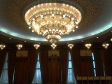 Chandelier in Palace of Parliament (weight 5.000 kilos)