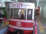 Small (one station) subwayline in Istanbul, oldest after Londen tube