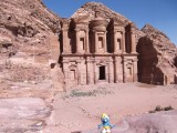 Smurf in front of Ad-Deir (Monastery)