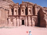 Smurf passing Ad-Deir (Monastery)