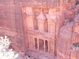 Treasury seen after a long walk uphill