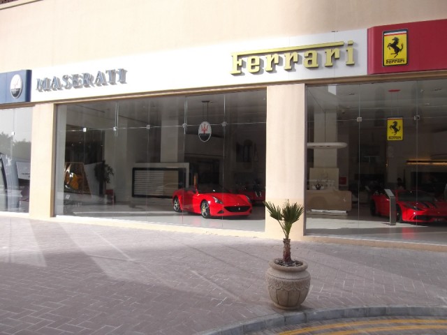 One of the many exclusive shops at Pearl Island
