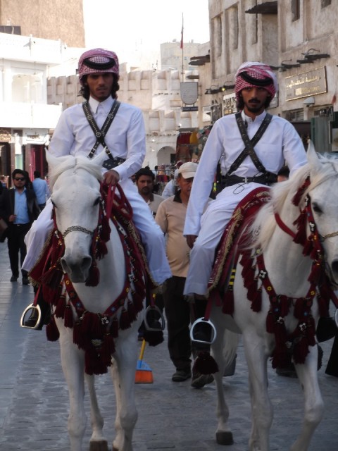 Qatari policemen