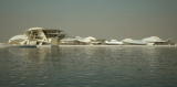 National museum of Qatar under construction
