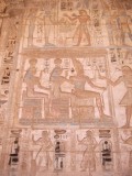 Engraving at Medinet Habu temple
