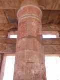 Pilar at Karnak temple, some colour left