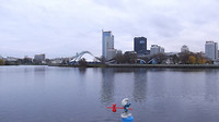Smurf walking in Minsk