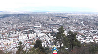Smurf overseeing Tbilisi