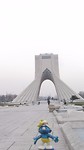 Smurf at Azadi Tower