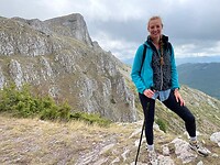 On the way down from Medenica peak, Mavrovo National Park