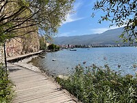 Ohrid boardwalk
