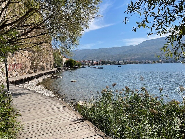 Ohrid boardwalk