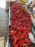 Bitola market, pepper anyone?