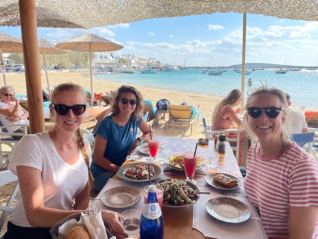 Beach lunch Paros