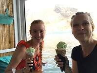 Waiting for the ferry from Sifnos to Milos