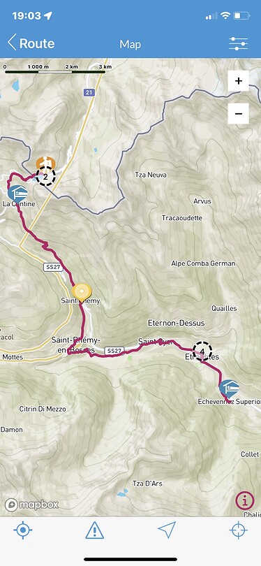 Col de Grd St. Bernard to Echevenoz