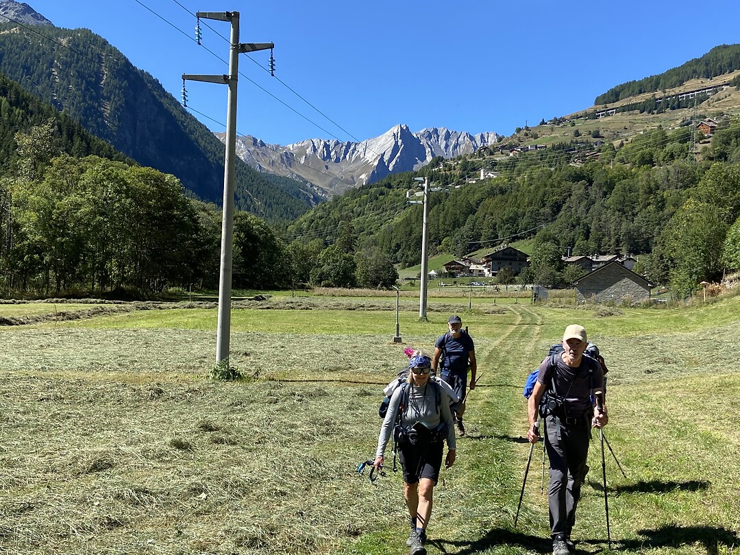 First day in Italy coming down from the Col