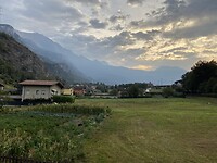 Clouds over Aosta Valley en route to Verres