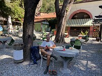 A welcome lunch break on the way to Ivrea