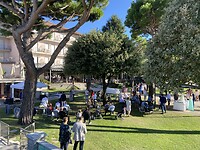 Wedding going on at the Hotel Marina on the lake of Viverone