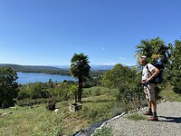 Approaching Lago di Viverone