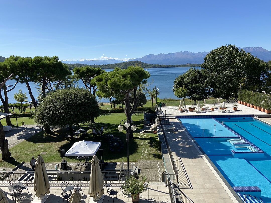 View from my room in Hotel Marina