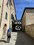 Leonardo and me on our way from Pontremoli to Aulla