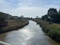 Walking a good stretch along the Fiume Pescia