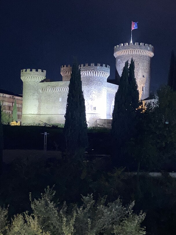 View from the B&B Il Castello in Tivoli