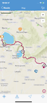 Route from Castel Gandolfo to Velletri