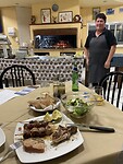 The matron at the BnB restaurant in Monte San Biagio
