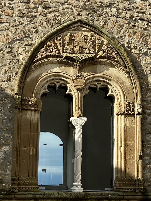 Window of Castello in Sessa Aurunca