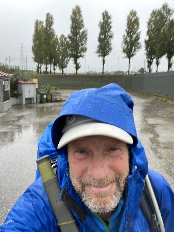 A lot of rain walking to Roccaromana