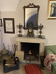 Got the fire going at Maria´s place