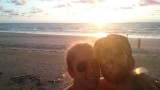 Op t strand @Miri